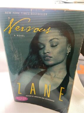 Nervous by Zane — Teal & Yellow Paperback Novel
